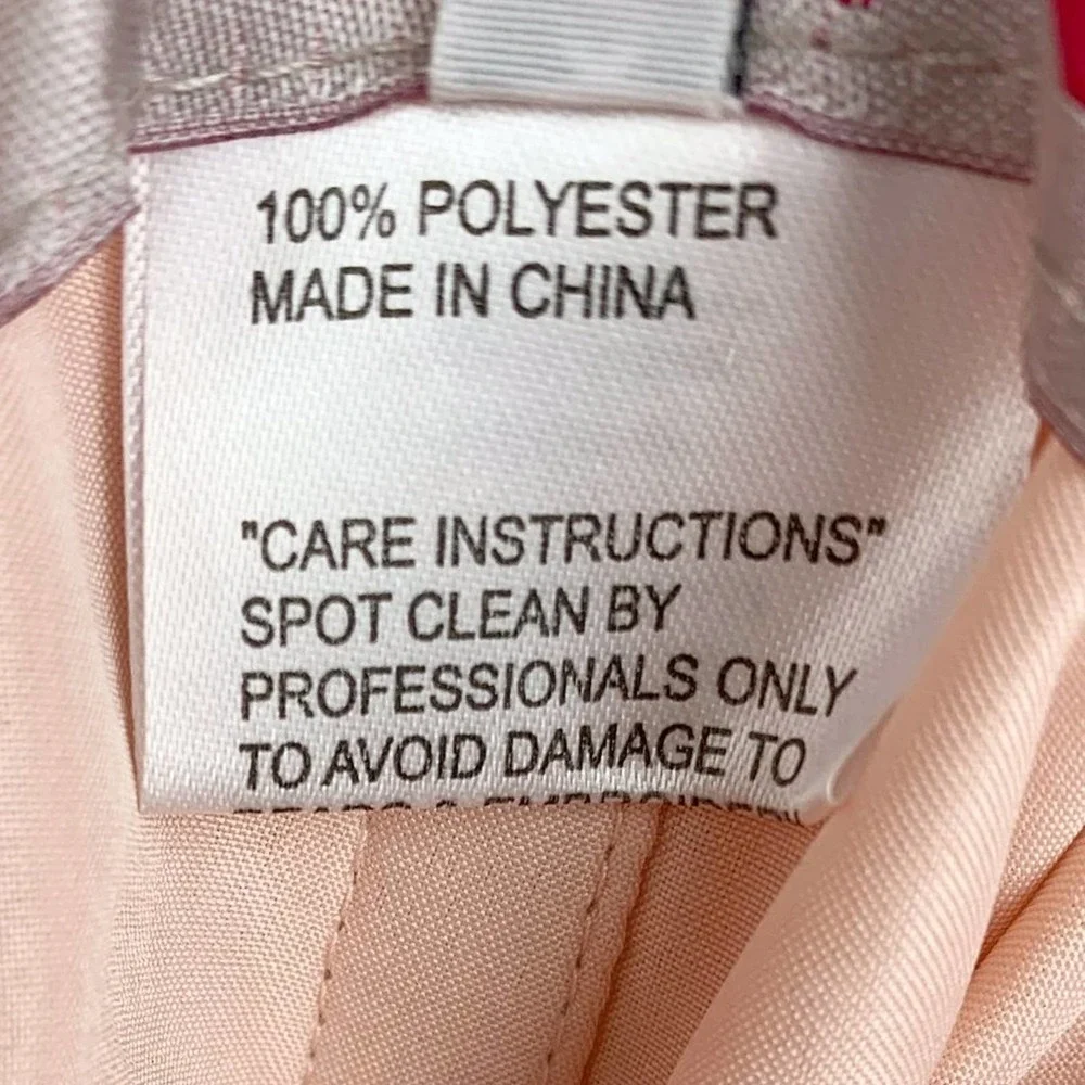 Jovani Peach Jeweled Sweetheart Strapless Gown - Picture 10 of 14